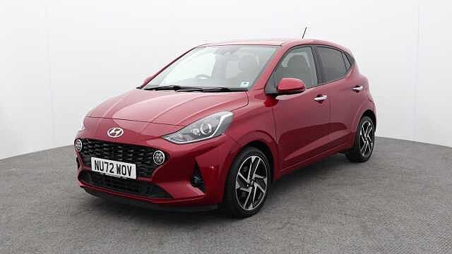 Hyundai I10 1.0 Premium Hatchback 5dr Petrol Manual Euro 6 (s/s) (67 ps) Red