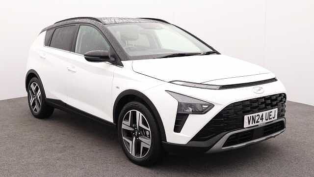 Hyundai BAYON 1.0 T-GDi MHEV Ultimate SUV 5dr Petrol Hybrid Manual Euro 6 (s/s) (120 ps) White