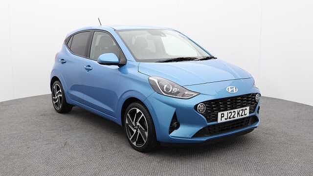 Hyundai I10 1.2 Premium Hatchback 5dr Petrol Auto Euro 6 (s/s) (84 ps) Blue