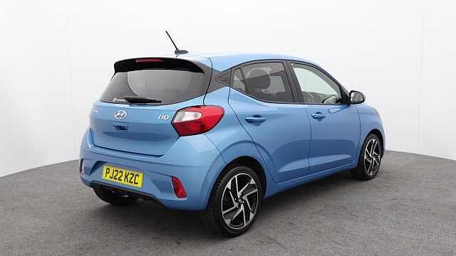 Hyundai I10 1.2 Premium Hatchback 5dr Petrol Auto Euro 6 (s/s) (84 ps) Blue