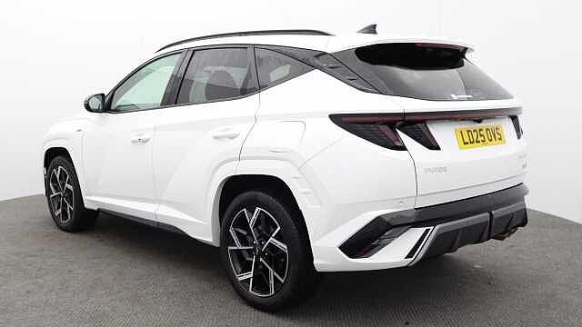 Hyundai TUCSON 1.6 T-GDi N Line SUV 5dr Petrol Hybrid Auto Euro 6 (s/s) (215 ps) White