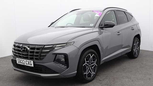 Hyundai TUCSON 1.6 h T-GDi N Line SUV 5dr Petrol Hybrid Auto Euro 6 (s/s) (230 ps) Grey