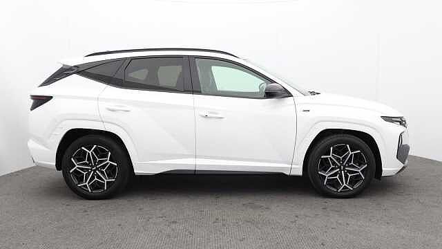 Hyundai TUCSON 1.6 h T-GDi N Line S SUV 5dr Petrol Hybrid Auto Euro 6 (s/s) (230 ps) White