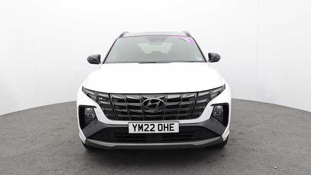 Hyundai TUCSON 1.6 h T-GDi N Line S SUV 5dr Petrol Hybrid Auto Euro 6 (s/s) (230 ps) White