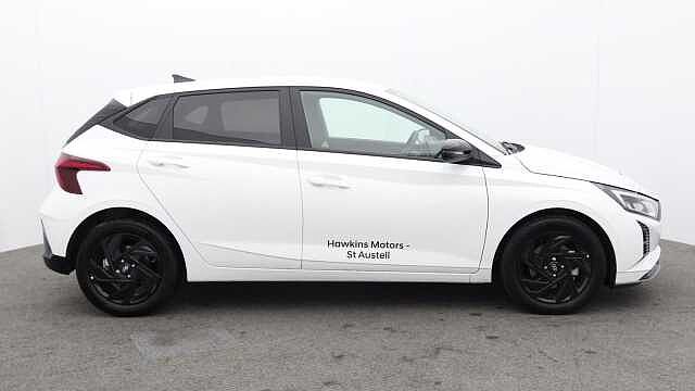Hyundai I20 1.0 T-GDi Black Line Hatchback 5dr Petrol Manual Euro 6 (s/s) (90 ps) White