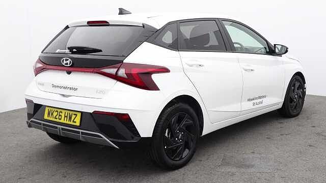 Hyundai I20 1.0 T-GDi Black Line Hatchback 5dr Petrol Manual Euro 6 (s/s) (90 ps) White