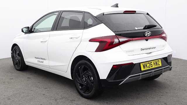 Hyundai I20 1.0 T-GDi Black Line Hatchback 5dr Petrol Manual Euro 6 (s/s) (90 ps) White