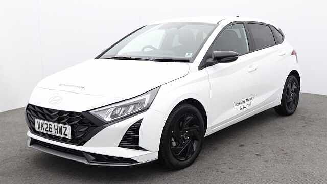 Hyundai I20 1.0 T-GDi Black Line Hatchback 5dr Petrol Manual Euro 6 (s/s) (90 ps) White