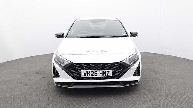Hyundai I20 1.0 T-GDi Black Line Hatchback 5dr Petrol Manual Euro 6 (s/s) (90 ps) White