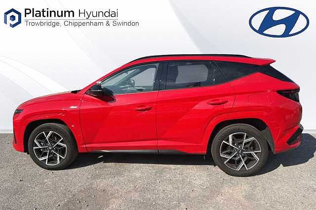 Hyundai TUCSON 1.6T Hybrid N Line 5dr Auto Red