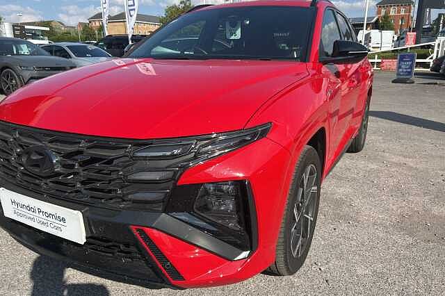 Hyundai TUCSON 1.6T Hybrid N Line 5dr Auto Red