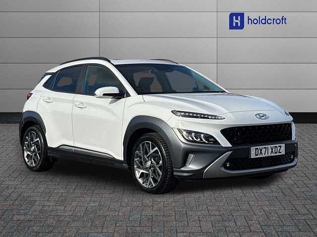 Hyundai KONA 1.6 GDi Hybrid Ultimate 5dr DCT White