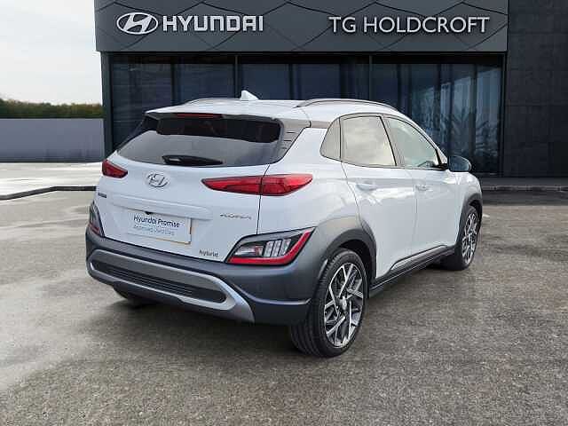 Hyundai KONA 1.6 GDi Hybrid Ultimate 5dr DCT White