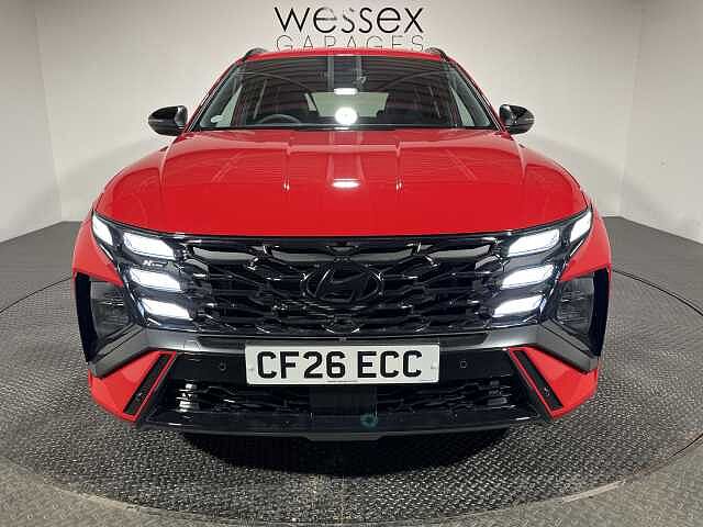 Hyundai TUCSON 1.6T 239 Hybrid N Line 5dr Auto Red