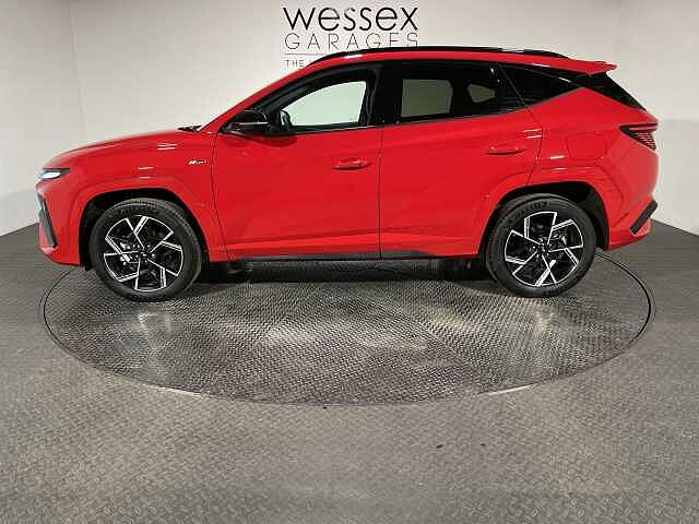Hyundai TUCSON 1.6T 239 Hybrid N Line 5dr Auto Red