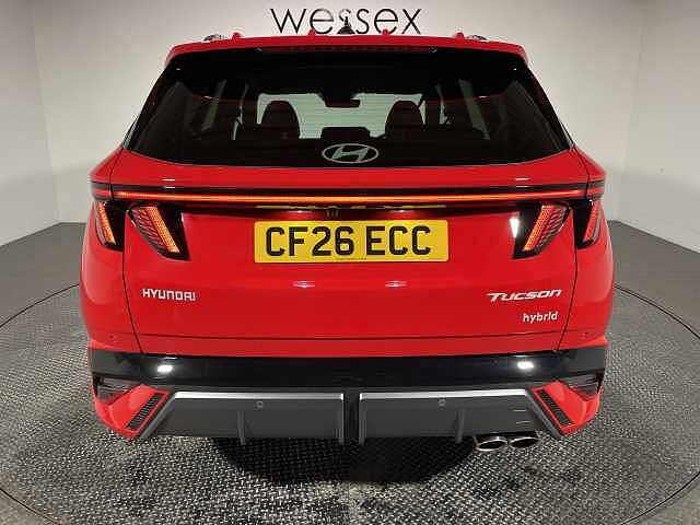 Hyundai TUCSON 1.6T 239 Hybrid N Line 5dr Auto Red