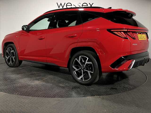 Hyundai TUCSON 1.6T Hybrid N Line S 5dr Auto Red