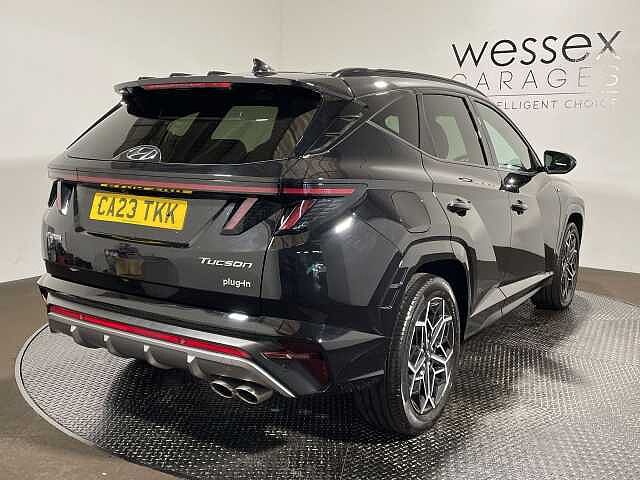 Hyundai TUCSON 1.6 TGDi Plug-in Hybrid N Line 5dr 4WD Auto Black