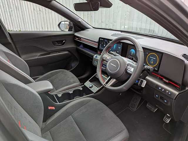 Hyundai KONA 1.6 h-GDi N Line S DCT Euro 6 (s/s) 5dr Ecotronic Grey