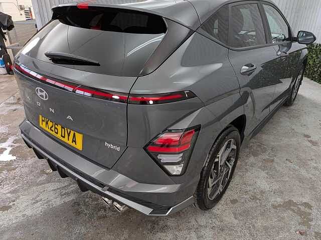 Hyundai KONA 1.6 h-GDi N Line S DCT Euro 6 (s/s) 5dr Ecotronic Grey