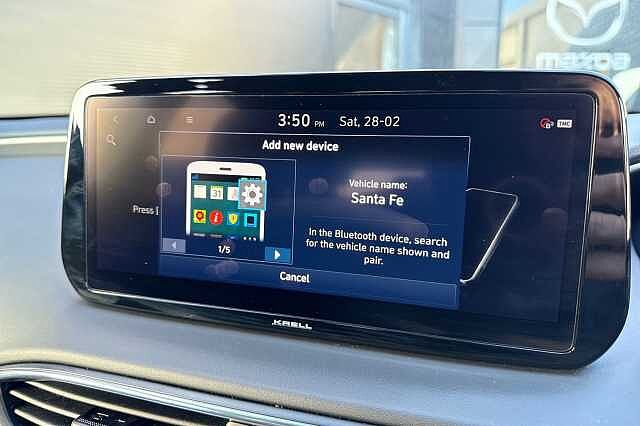 Hyundai SANTA FE 1.6 TGDi Hybrid Ultimate 5dr 4WD Auto Black