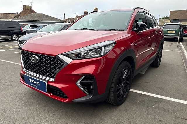 Hyundai TUCSON 1.6 TGDi 177 N Line 5dr 2WD DCT Red