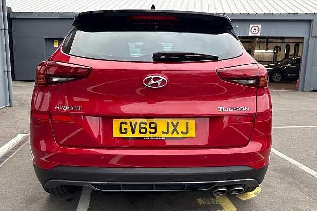 Hyundai TUCSON 1.6 TGDi 177 N Line 5dr 2WD DCT Red