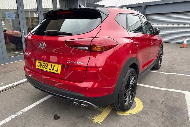 Hyundai TUCSON 1.6 TGDi 177 N Line 5dr 2WD DCT Red