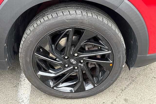 Hyundai TUCSON 1.6 TGDi 177 N Line 5dr 2WD DCT Red