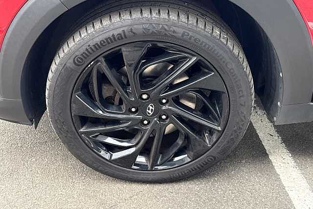 Hyundai TUCSON 1.6 TGDi 177 N Line 5dr 2WD DCT Red