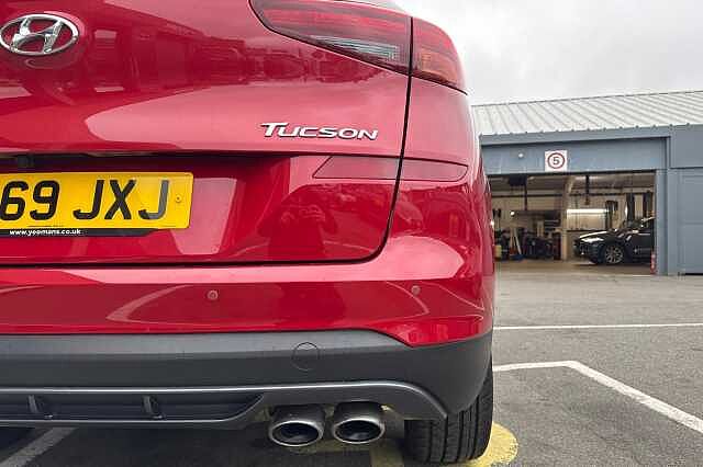 Hyundai TUCSON 1.6 TGDi 177 N Line 5dr 2WD DCT Red