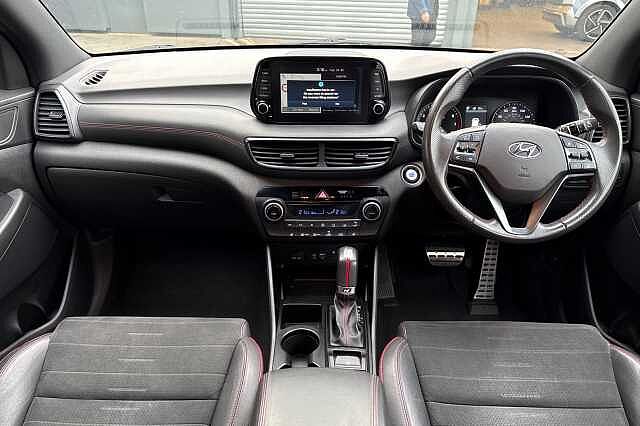 Hyundai TUCSON 1.6 TGDi 177 N Line 5dr 2WD DCT Red