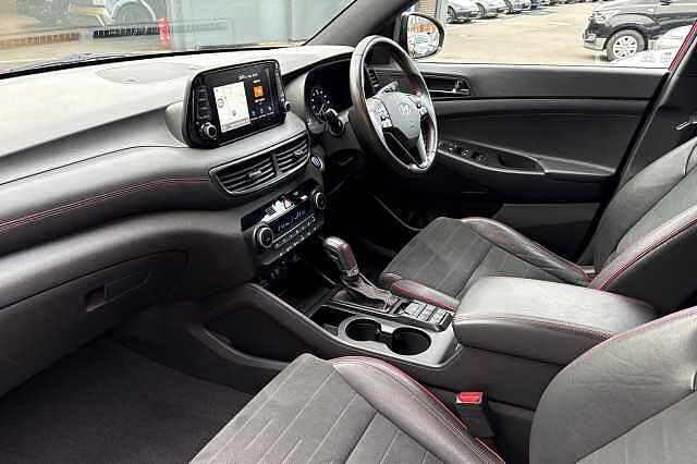 Hyundai TUCSON 1.6 TGDi 177 N Line 5dr 2WD DCT Red