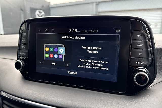 Hyundai TUCSON 1.6 TGDi 177 N Line 5dr 2WD DCT Red