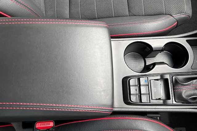 Hyundai TUCSON 1.6 TGDi 177 N Line 5dr 2WD DCT Red