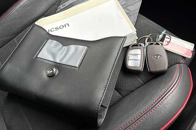 Hyundai TUCSON 1.6 TGDi 177 N Line 5dr 2WD DCT Red