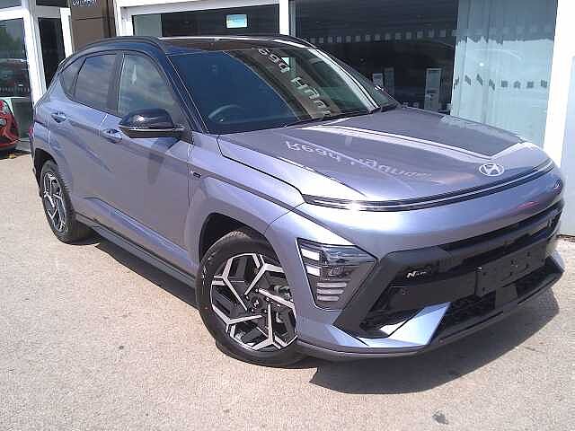Hyundai KONA 1.6T 138 N Line S 5dr DCT Meta Blue / 2 Tone