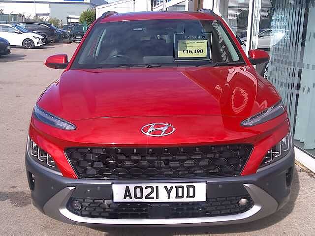 Hyundai KONA 1.6 GDi Hybrid Ultimate 5dr DCT Pulse Red
