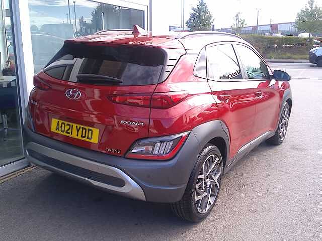 Hyundai KONA 1.6 GDi Hybrid Ultimate 5dr DCT Pulse Red