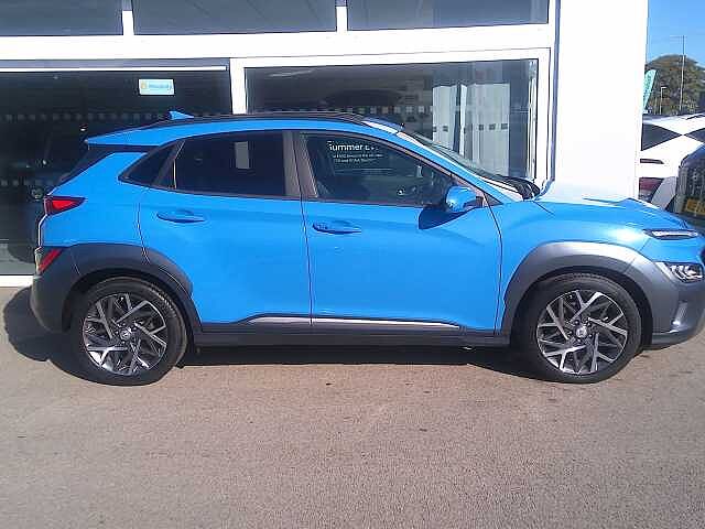 Hyundai KONA 1.6 GDi Hybrid Ultimate 5dr DCT Surfy Blue