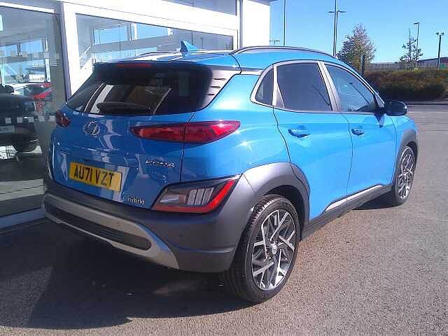 Hyundai KONA 1.6 GDi Hybrid Ultimate 5dr DCT Surfy Blue