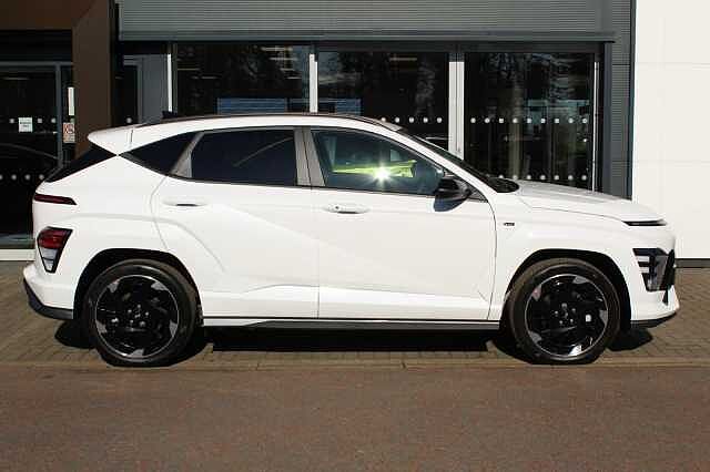Hyundai KONA ELECTRIC N Line 65kwh Serenity White