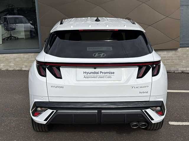 Hyundai TUCSON N Line 1.6 T-GDI HEV DCT Atlas White