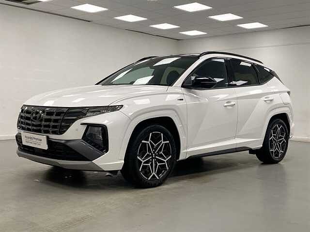 Hyundai TUCSON 1.6 TGDi 48V MHD 180 N Line S 5dr 4WD DCT WHITE