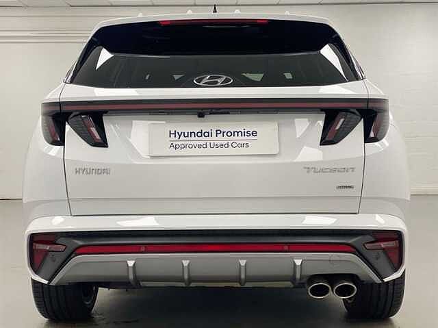 Hyundai TUCSON 1.6 TGDi 48V MHD 180 N Line S 5dr 4WD DCT WHITE