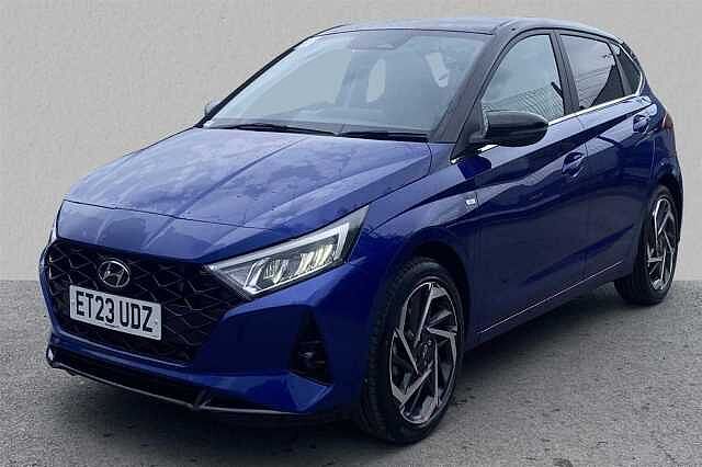 Hyundai I20 1.0 T-GDi 100ps Ultimate 48 Volt Hybrid DCT Meta Blue