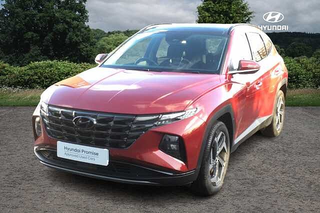 Hyundai TUCSON 1.6 TGDi Plug-in Hybrid Ultimate 5dr 4WD Auto Sunset Red