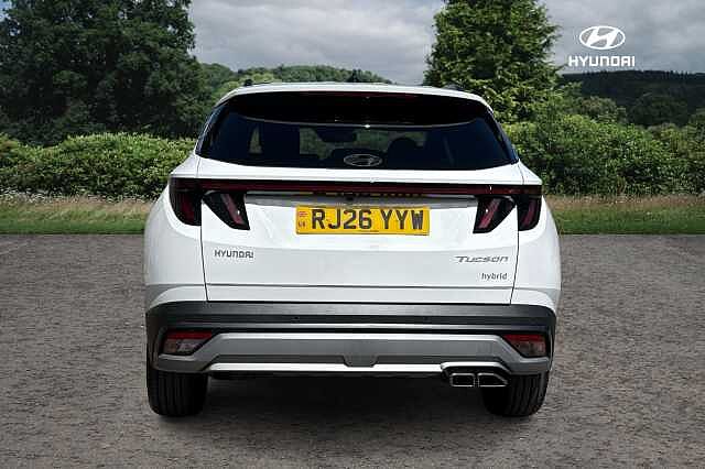 Hyundai TUCSON 1.6T Hybrid Advance 5dr Auto Atlas White
