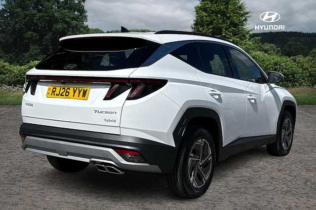 Hyundai TUCSON 1.6T Hybrid Advance 5dr Auto Atlas White