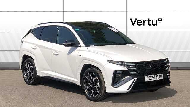 Hyundai TUCSON 1.6T Hybrid N Line S 5dr Auto Hybrid Estate White